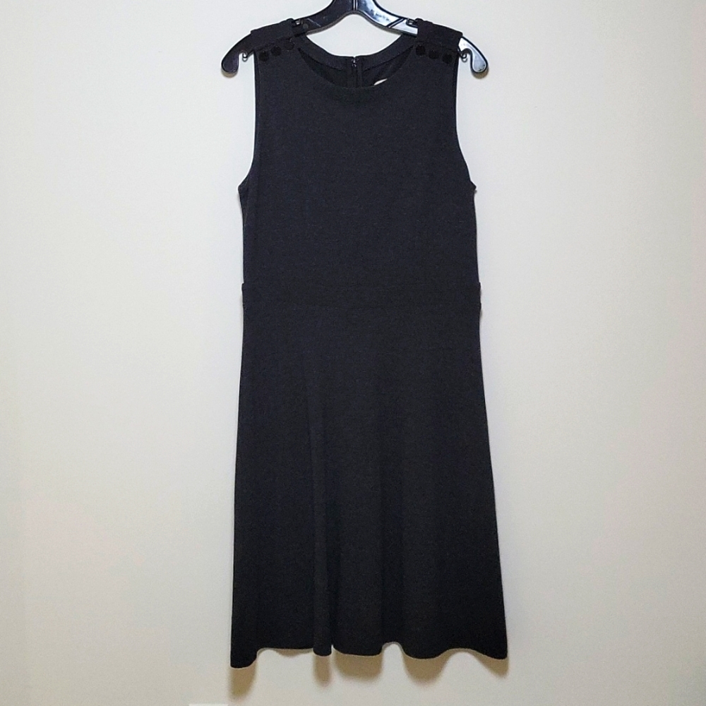 LOFT Charcoal Grey Sleeveless Dress